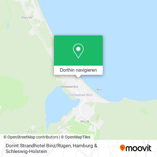 Dorint Strandhotel Binz/Rügen Karte