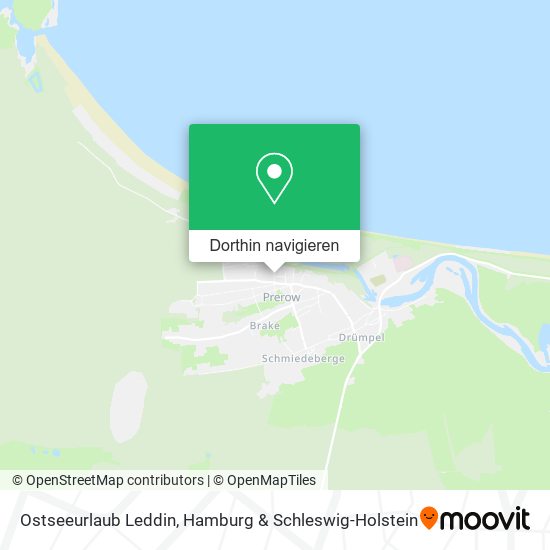 Ostseeurlaub Leddin Karte