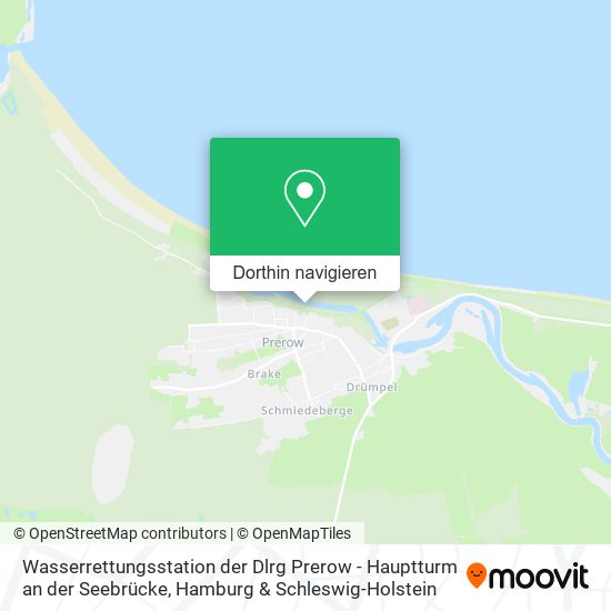 Wasserrettungsstation der Dlrg Prerow - Hauptturm an der Seebrücke Karte