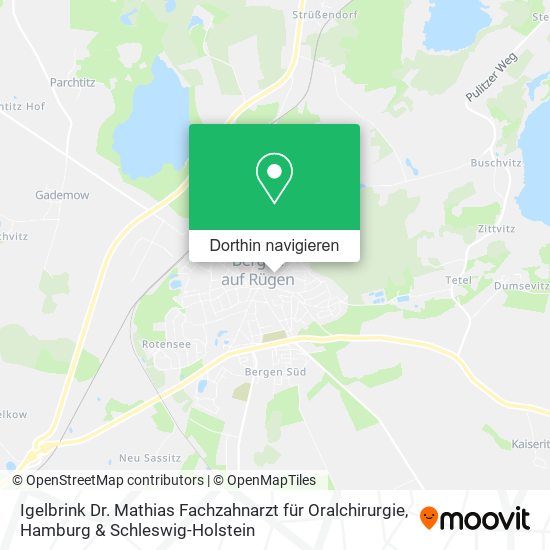 Igelbrink Dr. Mathias Fachzahnarzt für Oralchirurgie Karte
