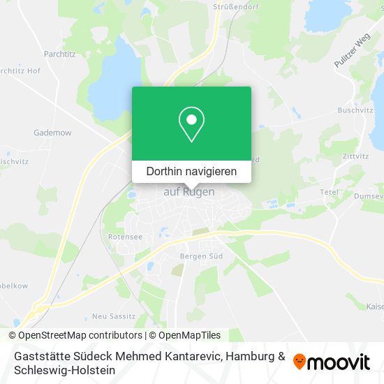 Gaststätte Südeck Mehmed Kantarevic Karte