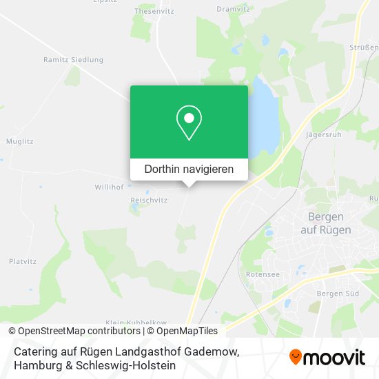 Catering auf Rügen Landgasthof Gademow Karte