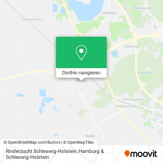 Rinderzucht Schleswig-Holstein Karte