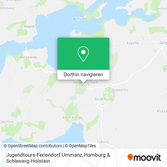 Jugendtours-Feriendorf Ummanz Karte