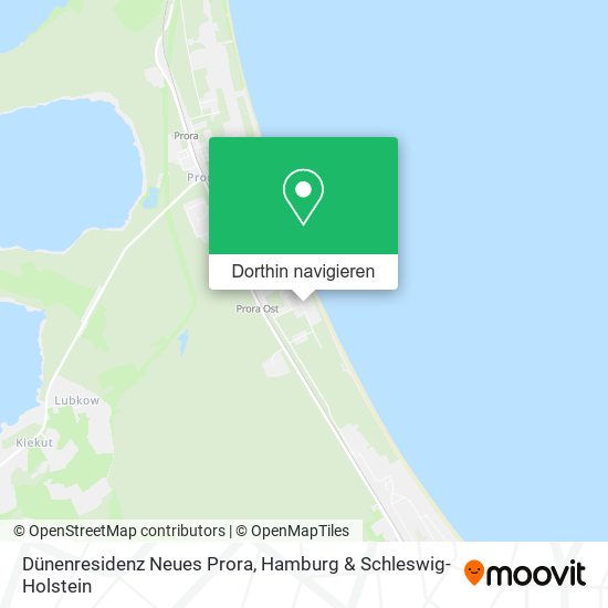 Dünenresidenz Neues Prora Karte