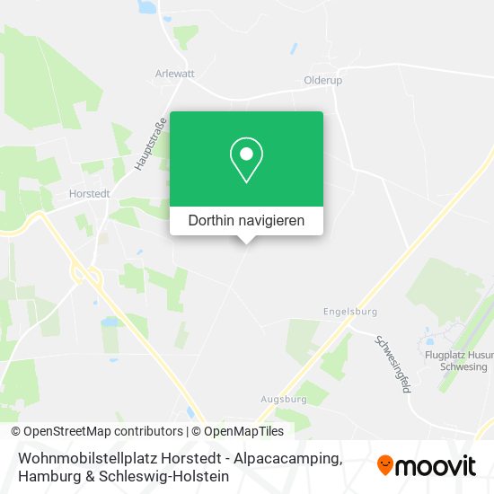 Wohnmobilstellplatz Horstedt - Alpacacamping Karte