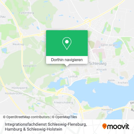 Integrationsfachdienst Schleswig-Flensburg Karte