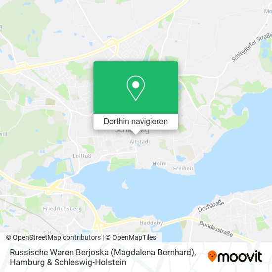 Russische Waren Berjoska (Magdalena Bernhard) Karte