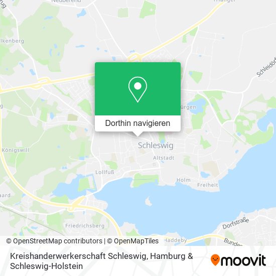 Kreishanderwerkerschaft Schleswig Karte