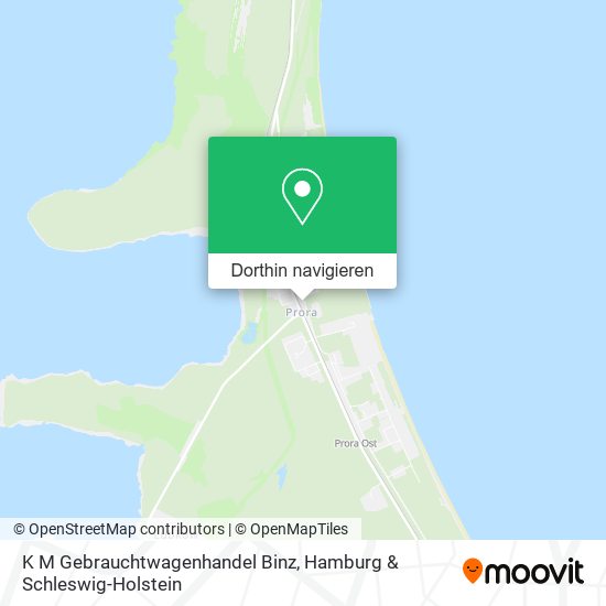 K M Gebrauchtwagenhandel Binz Karte