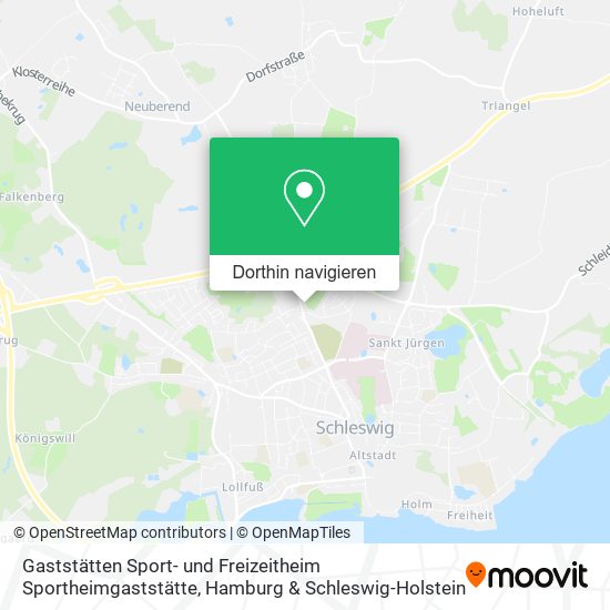 Gaststätten Sport- und Freizeitheim Sportheimgaststätte Karte