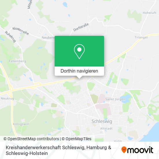 Kreishanderwerkerschaft Schleswig Karte