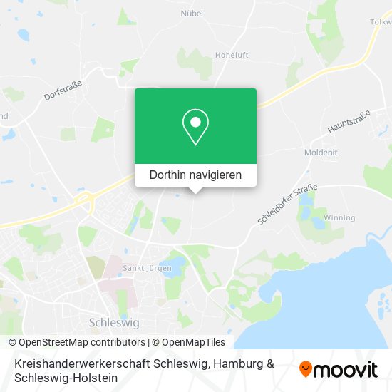 Kreishanderwerkerschaft Schleswig Karte