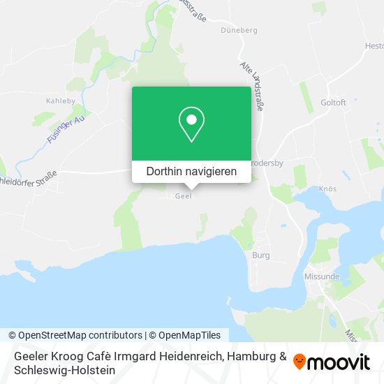 Geeler Kroog Cafè Irmgard Heidenreich Karte
