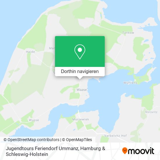 Jugendtours Feriendorf Ummanz Karte