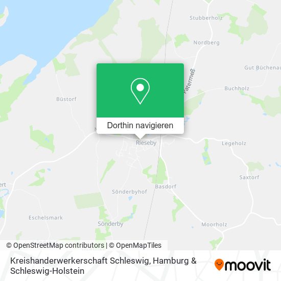 Kreishanderwerkerschaft Schleswig Karte