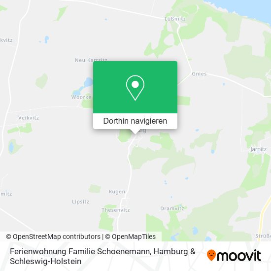 Ferienwohnung Familie Schoenemann Karte