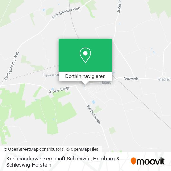 Kreishanderwerkerschaft Schleswig Karte
