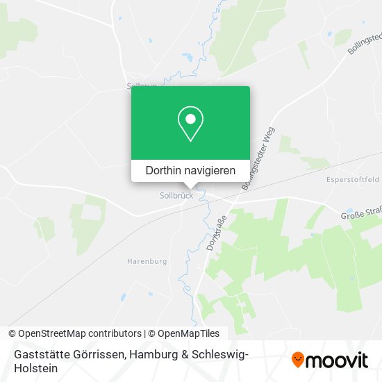 Gaststätte Görrissen Karte