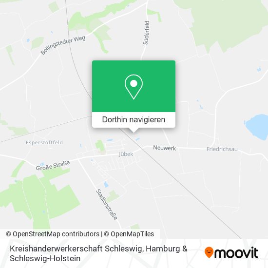 Kreishanderwerkerschaft Schleswig Karte