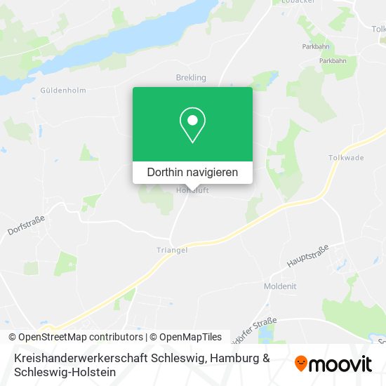 Kreishanderwerkerschaft Schleswig Karte