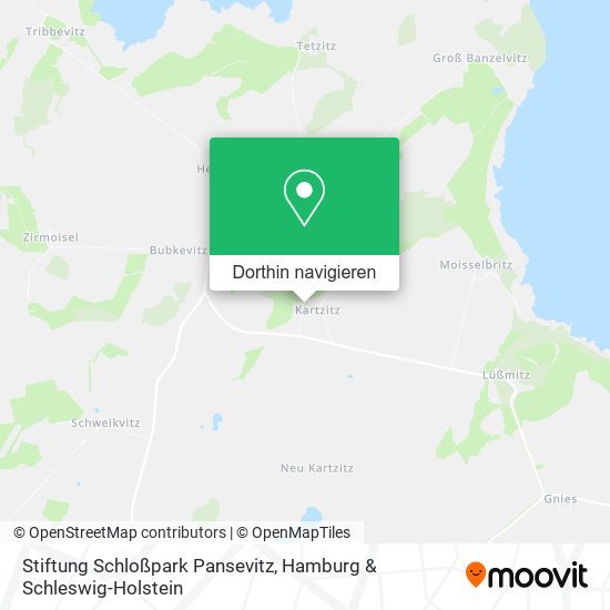 Stiftung Schloßpark Pansevitz Karte