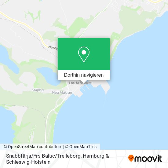 Snabbfärja / Frs Baltic / Trelleborg Karte