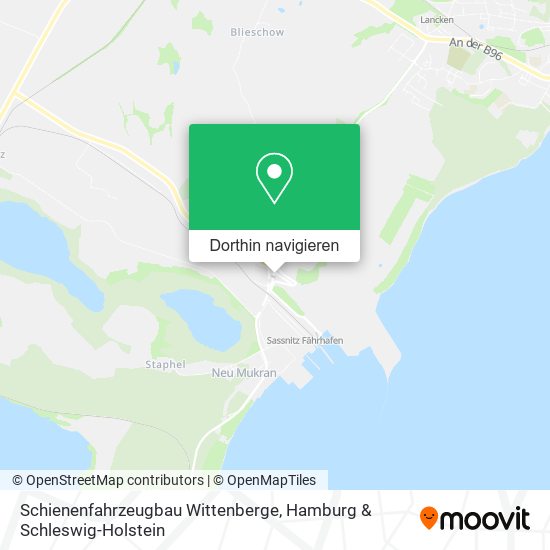 Schienenfahrzeugbau Wittenberge Karte