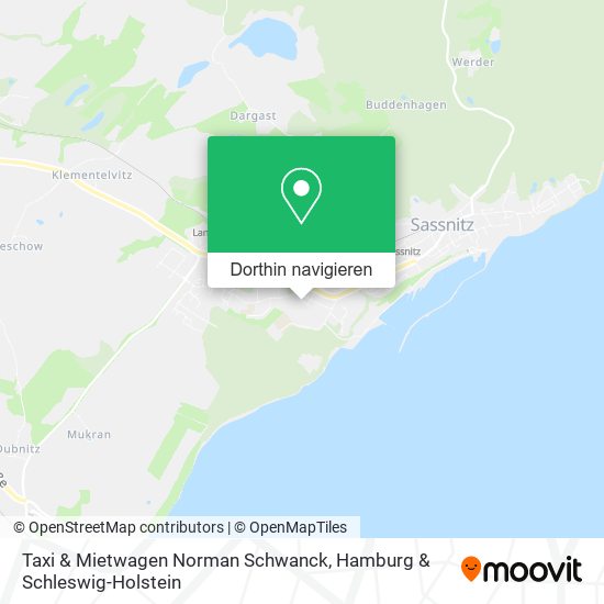 Taxi & Mietwagen Norman Schwanck Karte