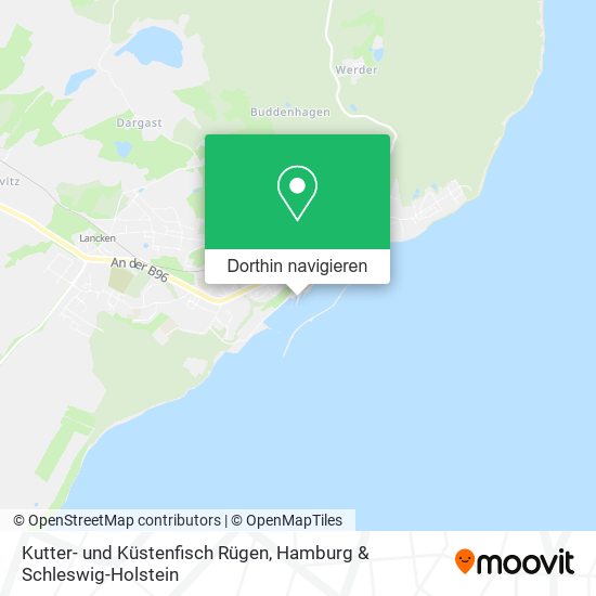Kutter- und Küstenfisch Rügen Karte