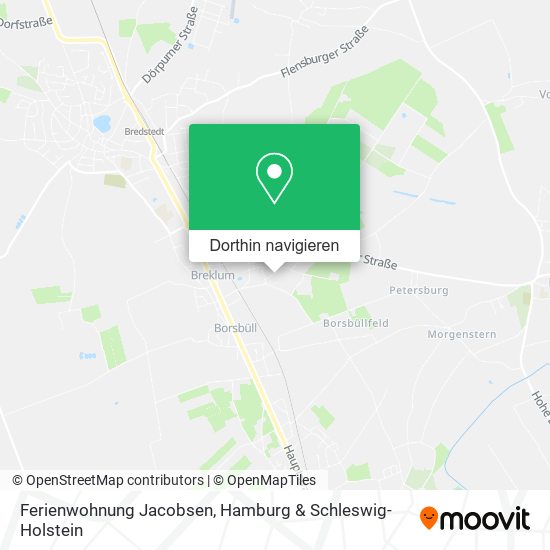 Ferienwohnung Jacobsen Karte