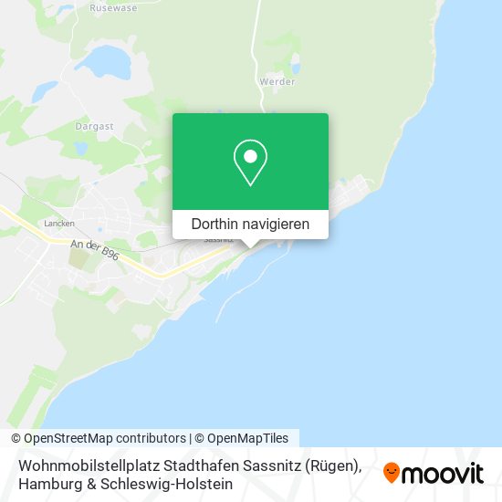 Wohnmobilstellplatz Stadthafen Sassnitz (Rügen) Karte