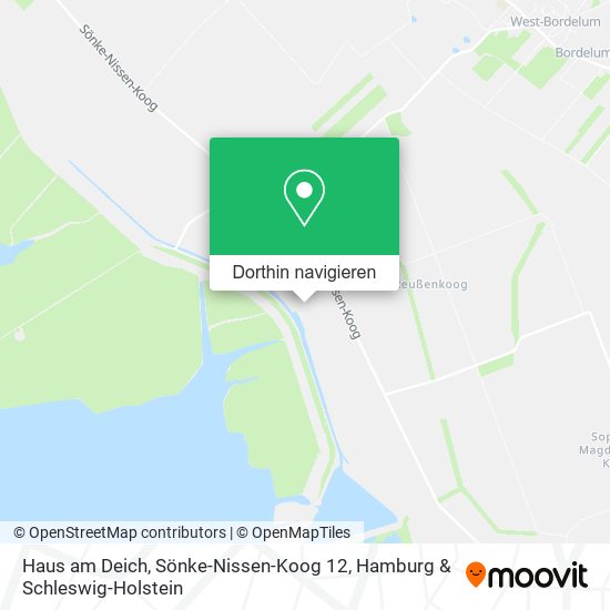 Haus am Deich, Sönke-Nissen-Koog 12 Karte