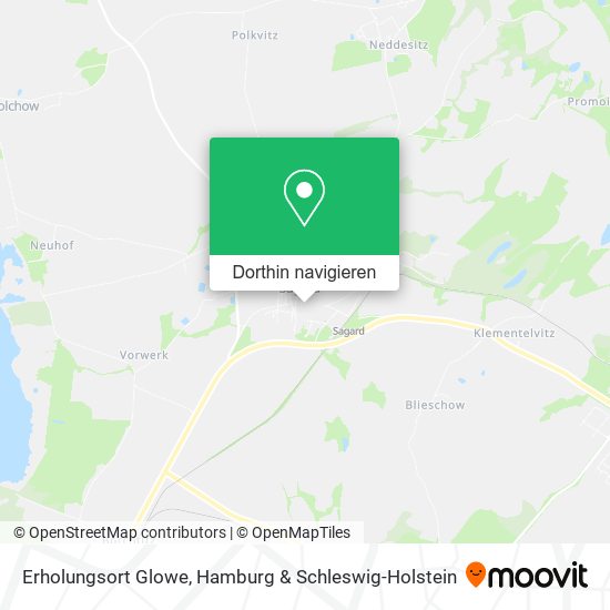 Erholungsort Glowe Karte