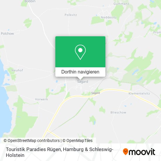 Touristik Paradies Rügen Karte