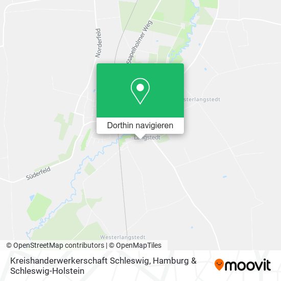 Kreishanderwerkerschaft Schleswig Karte