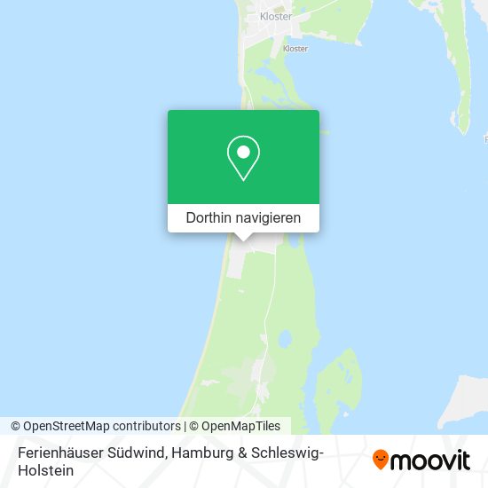 Ferienhäuser Südwind Karte