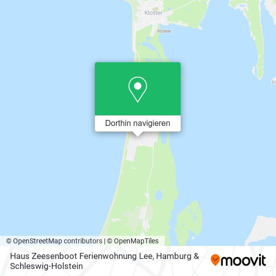 Haus Zeesenboot Ferienwohnung Lee Karte