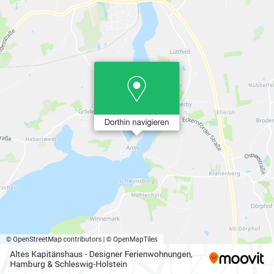 Altes Kapitänshaus - Designer Ferienwohnungen Karte