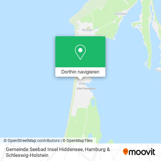 Gemeinde Seebad Insel Hiddensee Karte