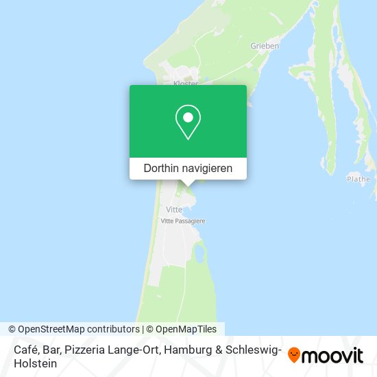 Café, Bar, Pizzeria Lange-Ort Karte