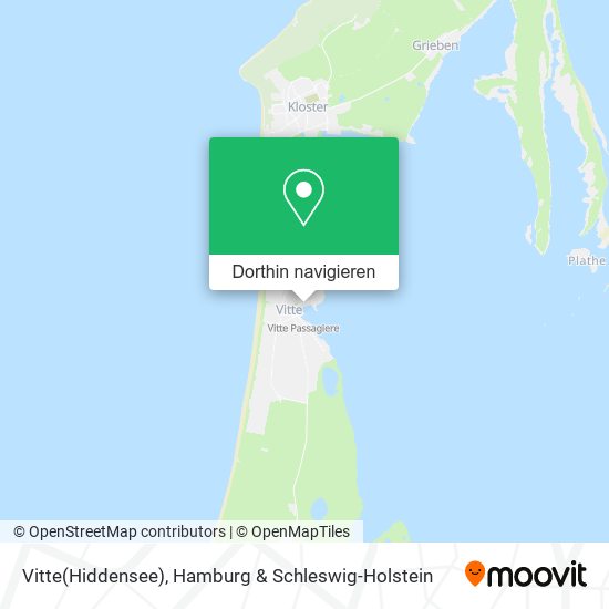 Vitte(Hiddensee) Karte