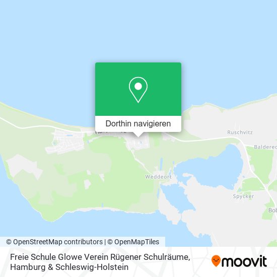 Freie Schule Glowe Verein Rügener Schulräume Karte