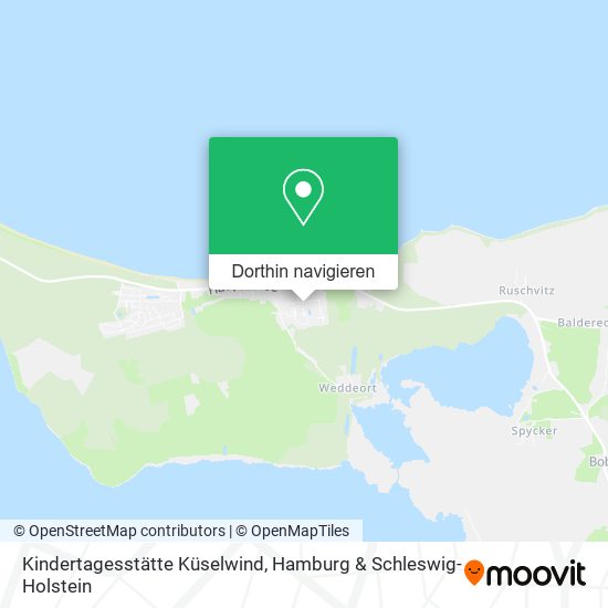 Kindertagesstätte Küselwind Karte