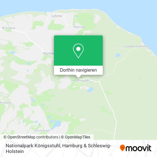 Nationalpark Königsstuhl Karte