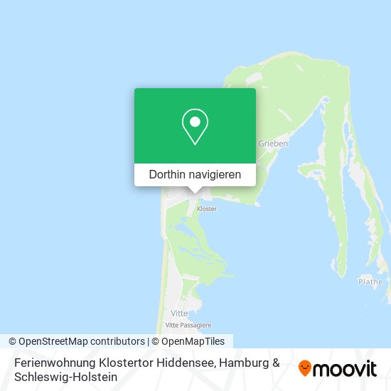 Ferienwohnung Klostertor Hiddensee Karte