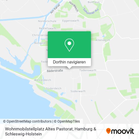 Wohnmobilstellplatz Altes Pastorat Karte