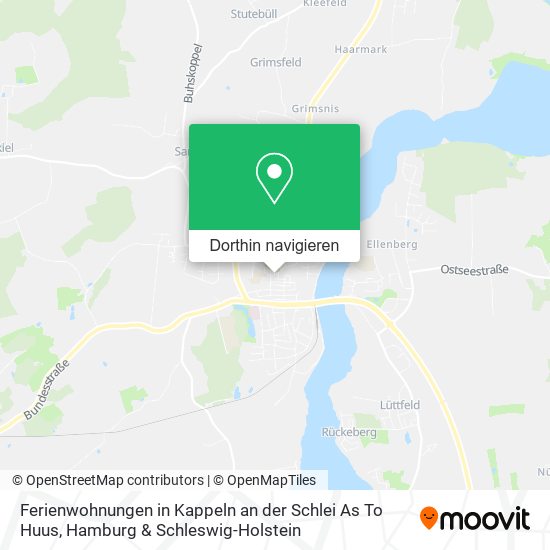 Ferienwohnungen in Kappeln an der Schlei As To Huus Karte