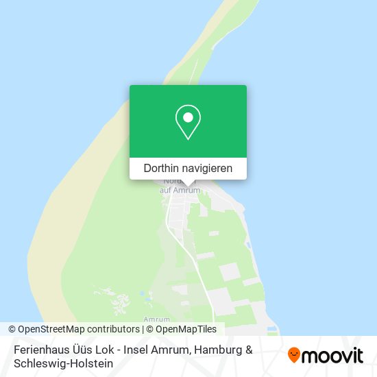 Ferienhaus Üüs Lok - Insel Amrum Karte