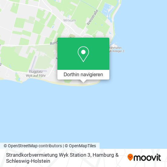 Strandkorbvermietung Wyk Station 3 Karte